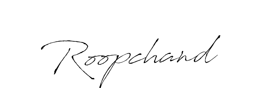 Roopchand stylish signature style. Best Handwritten Sign (Antro_Vectra) for my name. Handwritten Signature Collection Ideas for my name Roopchand. Roopchand signature style 6 images and pictures png