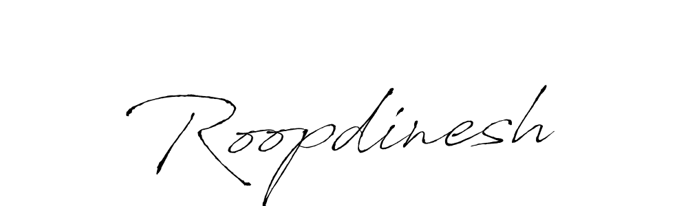Create a beautiful signature design for name Roopdinesh. With this signature (Antro_Vectra) fonts, you can make a handwritten signature for free. Roopdinesh signature style 6 images and pictures png
