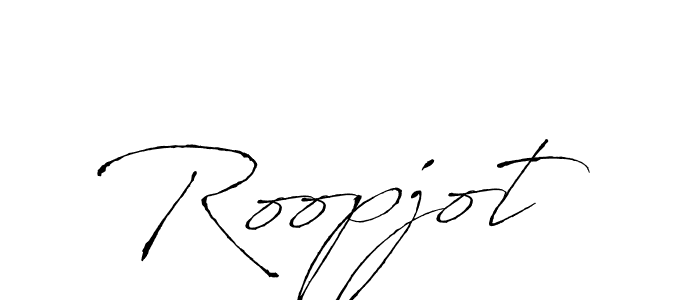 The best way (Antro_Vectra) to make a short signature is to pick only two or three words in your name. The name Roopjot include a total of six letters. For converting this name. Roopjot signature style 6 images and pictures png