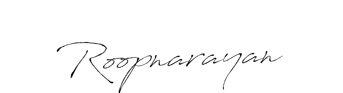 Antro_Vectra is a professional signature style that is perfect for those who want to add a touch of class to their signature. It is also a great choice for those who want to make their signature more unique. Get Roopnarayan name to fancy signature for free. Roopnarayan signature style 6 images and pictures png