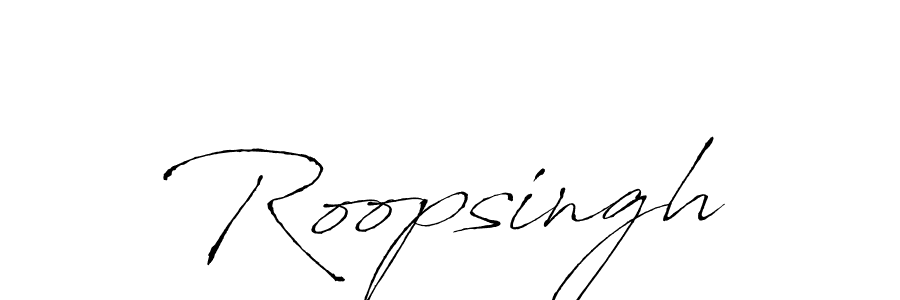 The best way (Antro_Vectra) to make a short signature is to pick only two or three words in your name. The name Roopsingh include a total of six letters. For converting this name. Roopsingh signature style 6 images and pictures png