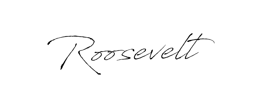 Make a beautiful signature design for name Roosevelt. With this signature (Antro_Vectra) style, you can create a handwritten signature for free. Roosevelt signature style 6 images and pictures png