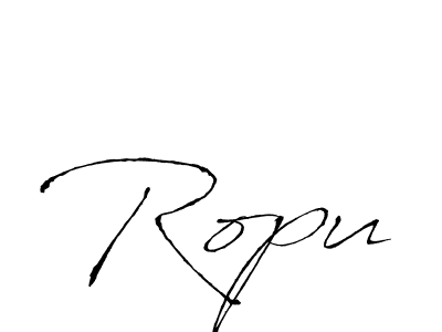 Make a beautiful signature design for name Ropu. Use this online signature maker to create a handwritten signature for free. Ropu signature style 6 images and pictures png