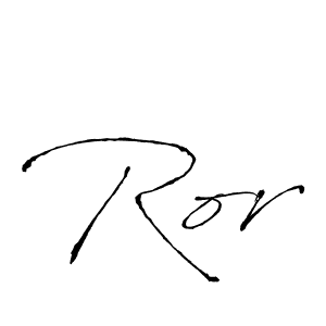 Ror stylish signature style. Best Handwritten Sign (Antro_Vectra) for my name. Handwritten Signature Collection Ideas for my name Ror. Ror signature style 6 images and pictures png