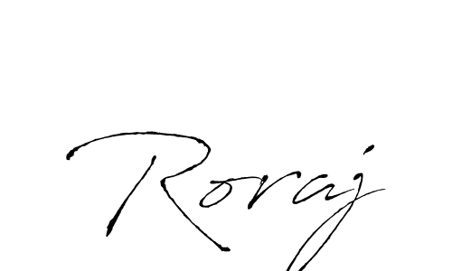 Make a beautiful signature design for name Roraj. With this signature (Antro_Vectra) style, you can create a handwritten signature for free. Roraj signature style 6 images and pictures png