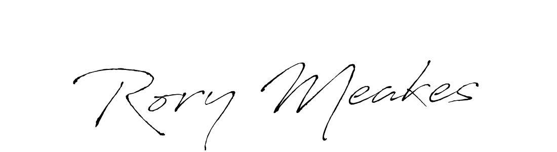 Use a signature maker to create a handwritten signature online. With this signature software, you can design (Antro_Vectra) your own signature for name Rory Meakes. Rory Meakes signature style 6 images and pictures png