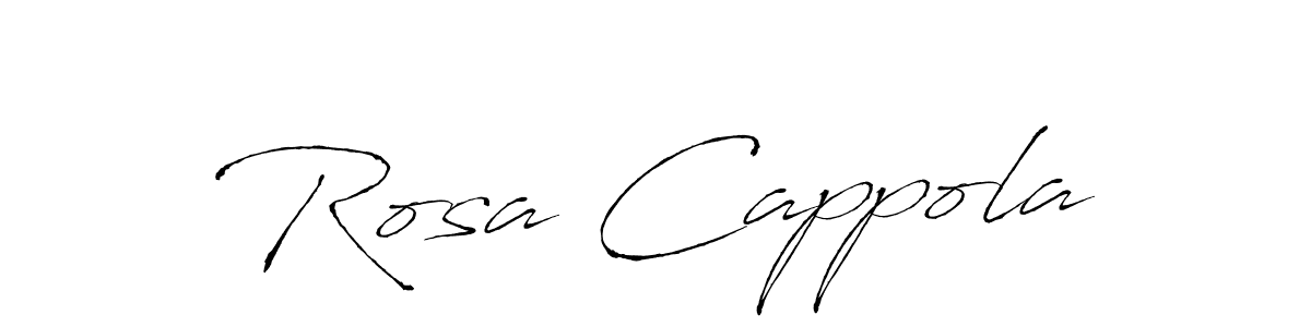 How to make Rosa Cappola signature? Antro_Vectra is a professional autograph style. Create handwritten signature for Rosa Cappola name. Rosa Cappola signature style 6 images and pictures png