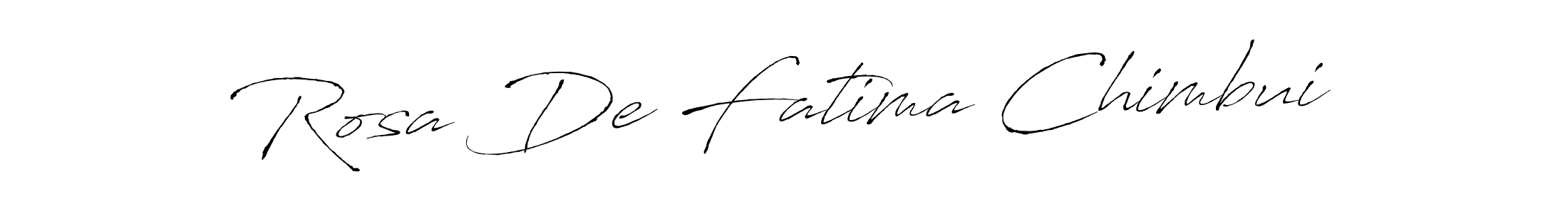 Also You can easily find your signature by using the search form. We will create Rosa De Fatima Chimbui name handwritten signature images for you free of cost using Antro_Vectra sign style. Rosa De Fatima Chimbui signature style 6 images and pictures png