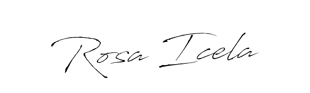 Also we have Rosa Icela name is the best signature style. Create professional handwritten signature collection using Antro_Vectra autograph style. Rosa Icela signature style 6 images and pictures png