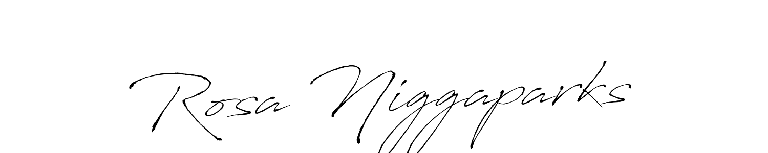 Antro_Vectra is a professional signature style that is perfect for those who want to add a touch of class to their signature. It is also a great choice for those who want to make their signature more unique. Get Rosa Niggaparks name to fancy signature for free. Rosa Niggaparks signature style 6 images and pictures png