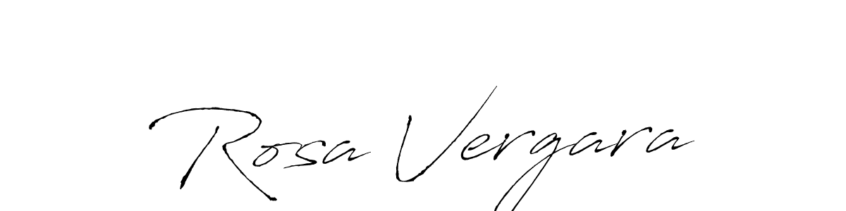 Also we have Rosa Vergara name is the best signature style. Create professional handwritten signature collection using Antro_Vectra autograph style. Rosa Vergara signature style 6 images and pictures png