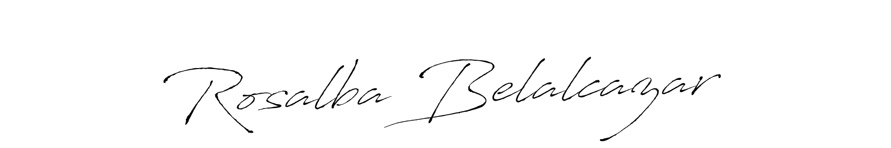 This is the best signature style for the Rosalba Belalcazar name. Also you like these signature font (Antro_Vectra). Mix name signature. Rosalba Belalcazar signature style 6 images and pictures png