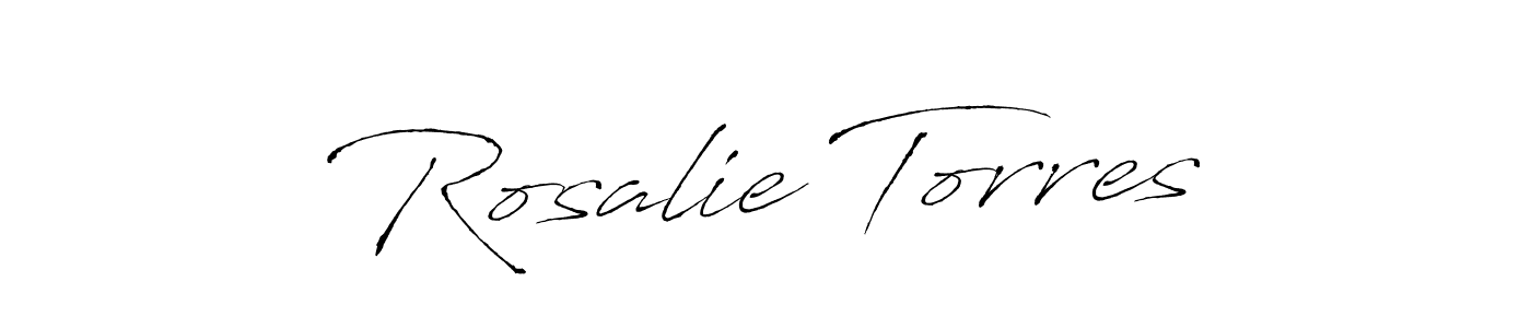 Make a beautiful signature design for name Rosalie Torres. Use this online signature maker to create a handwritten signature for free. Rosalie Torres signature style 6 images and pictures png