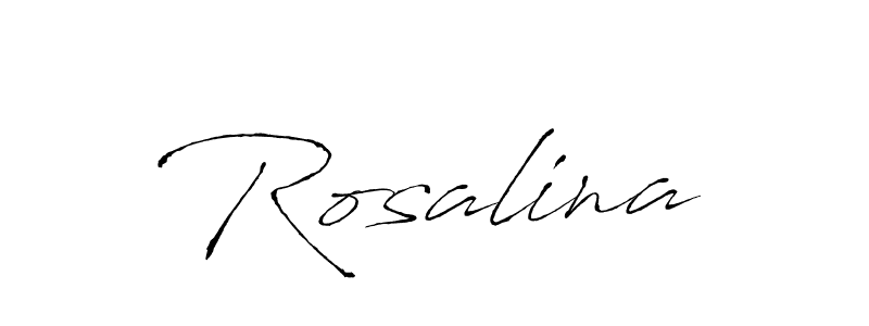 How to make Rosalina signature? Antro_Vectra is a professional autograph style. Create handwritten signature for Rosalina name. Rosalina signature style 6 images and pictures png