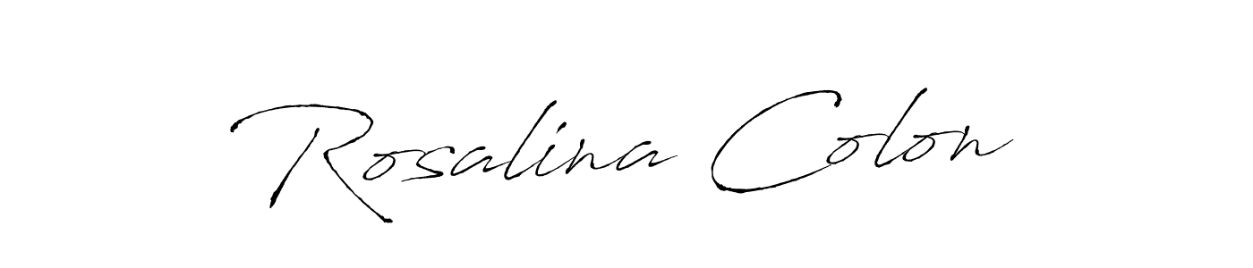 The best way (Antro_Vectra) to make a short signature is to pick only two or three words in your name. The name Rosalina Colon include a total of six letters. For converting this name. Rosalina Colon signature style 6 images and pictures png