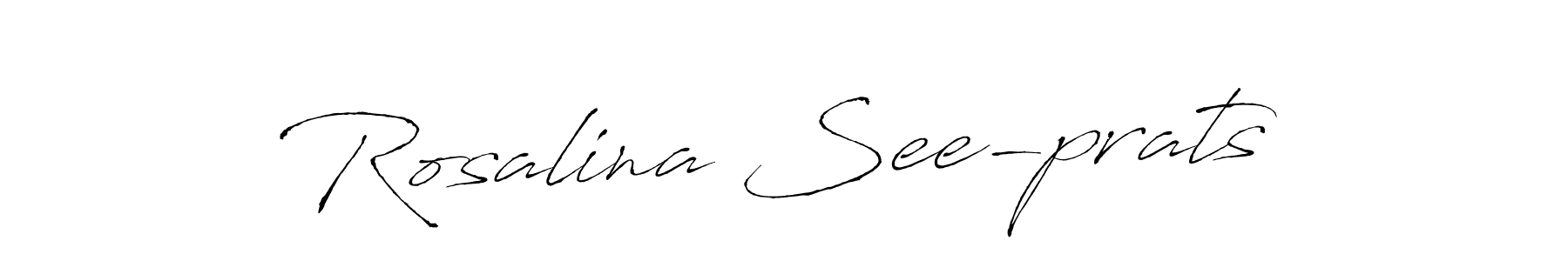 Create a beautiful signature design for name Rosalina See-prats. With this signature (Antro_Vectra) fonts, you can make a handwritten signature for free. Rosalina See-prats signature style 6 images and pictures png