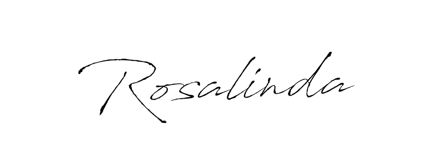 How to make Rosalinda signature? Antro_Vectra is a professional autograph style. Create handwritten signature for Rosalinda name. Rosalinda signature style 6 images and pictures png