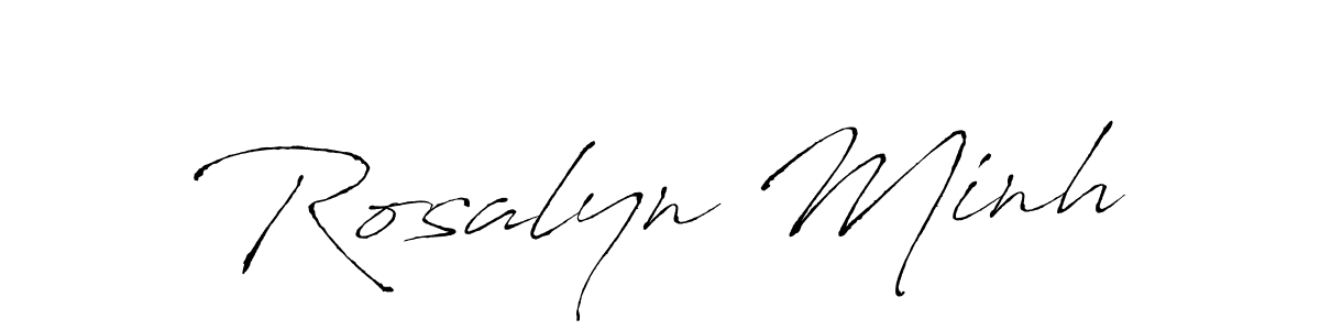 It looks lik you need a new signature style for name Rosalyn Minh. Design unique handwritten (Antro_Vectra) signature with our free signature maker in just a few clicks. Rosalyn Minh signature style 6 images and pictures png