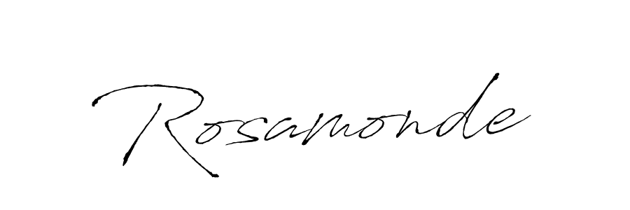 You should practise on your own different ways (Antro_Vectra) to write your name (Rosamonde) in signature. don't let someone else do it for you. Rosamonde signature style 6 images and pictures png