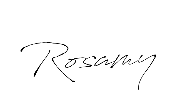 You can use this online signature creator to create a handwritten signature for the name Rosamy. This is the best online autograph maker. Rosamy signature style 6 images and pictures png