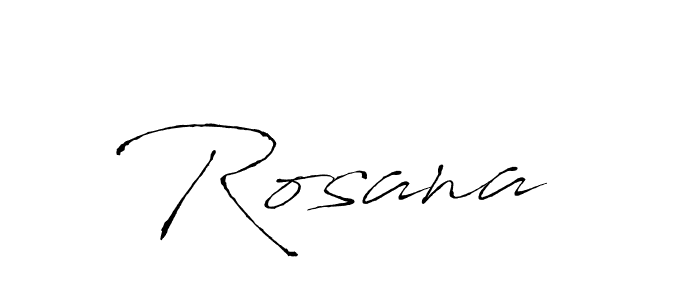How to make Rosana  name signature. Use Antro_Vectra style for creating short signs online. This is the latest handwritten sign. Rosana  signature style 6 images and pictures png
