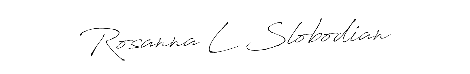 See photos of Rosanna L Slobodian official signature by Spectra . Check more albums & portfolios. Read reviews & check more about Antro_Vectra font. Rosanna L Slobodian signature style 6 images and pictures png