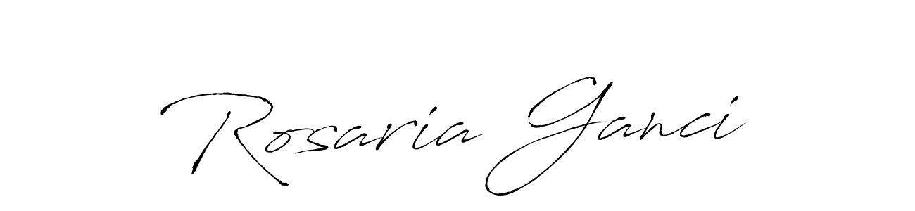 Also we have Rosaria Ganci name is the best signature style. Create professional handwritten signature collection using Antro_Vectra autograph style. Rosaria Ganci signature style 6 images and pictures png