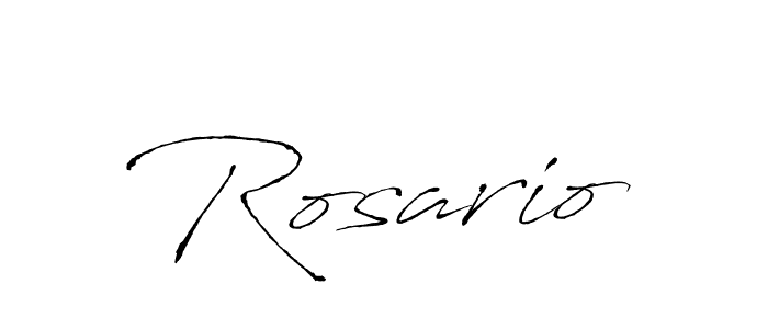 Rosario stylish signature style. Best Handwritten Sign (Antro_Vectra) for my name. Handwritten Signature Collection Ideas for my name Rosario. Rosario signature style 6 images and pictures png