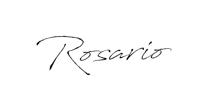 Rosario stylish signature style. Best Handwritten Sign (Antro_Vectra) for my name. Handwritten Signature Collection Ideas for my name Rosario. Rosario signature style 6 images and pictures png