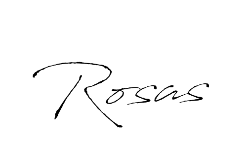 Create a beautiful signature design for name Rosas. With this signature (Antro_Vectra) fonts, you can make a handwritten signature for free. Rosas signature style 6 images and pictures png