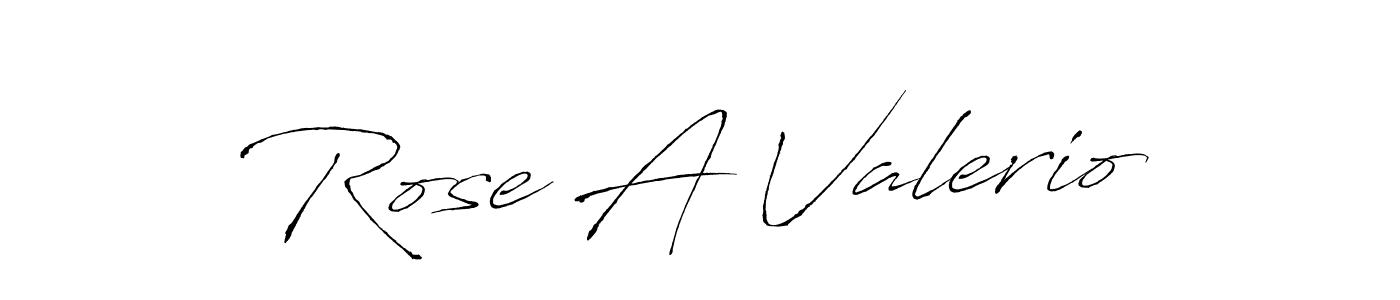 Create a beautiful signature design for name Rose A Valerio. With this signature (Antro_Vectra) fonts, you can make a handwritten signature for free. Rose A Valerio signature style 6 images and pictures png