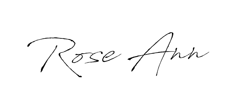 Rose Ann stylish signature style. Best Handwritten Sign (Antro_Vectra) for my name. Handwritten Signature Collection Ideas for my name Rose Ann. Rose Ann signature style 6 images and pictures png