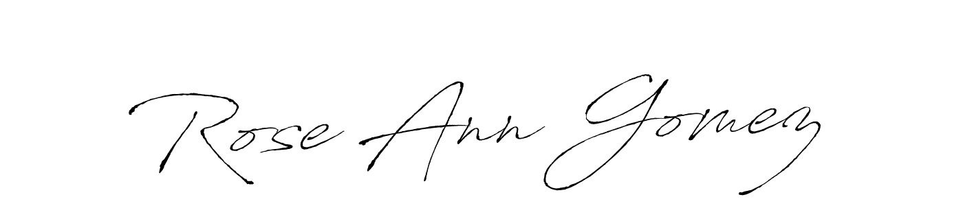 Make a beautiful signature design for name Rose Ann Gomez. Use this online signature maker to create a handwritten signature for free. Rose Ann Gomez signature style 6 images and pictures png