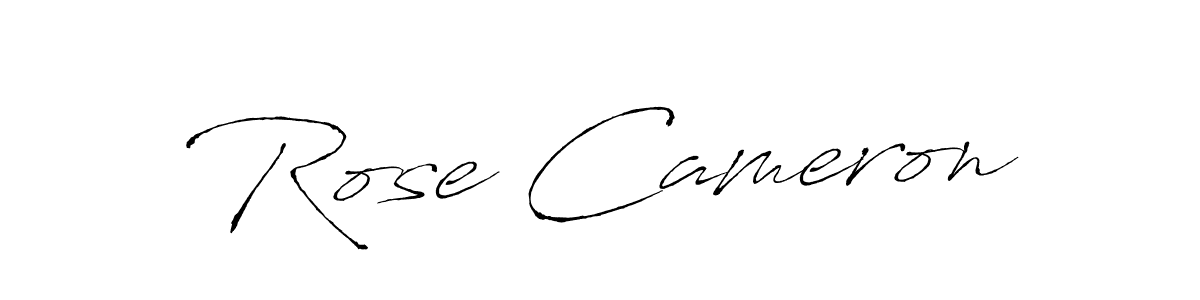 Design your own signature with our free online signature maker. With this signature software, you can create a handwritten (Antro_Vectra) signature for name Rose Cameron. Rose Cameron signature style 6 images and pictures png
