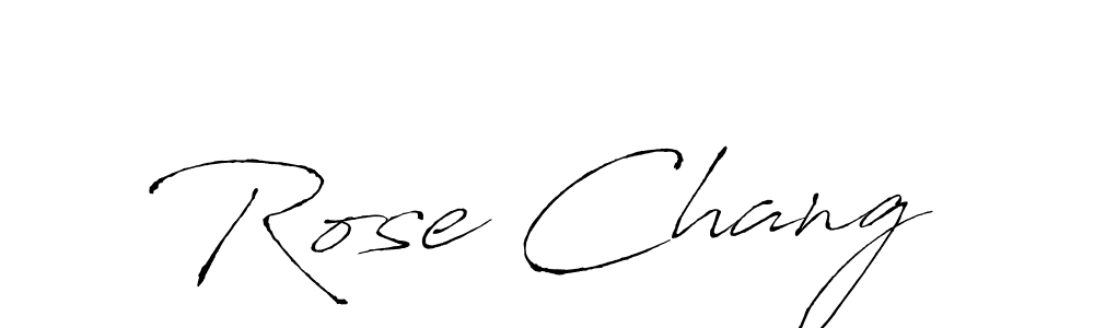 How to make Rose Chang name signature. Use Antro_Vectra style for creating short signs online. This is the latest handwritten sign. Rose Chang signature style 6 images and pictures png