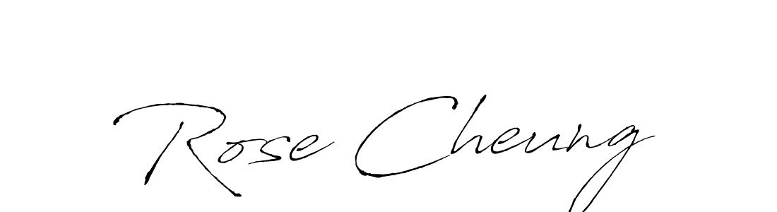 Design your own signature with our free online signature maker. With this signature software, you can create a handwritten (Antro_Vectra) signature for name Rose Cheung. Rose Cheung signature style 6 images and pictures png