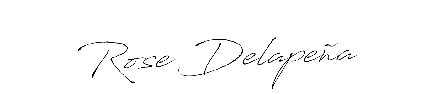 The best way (Antro_Vectra) to make a short signature is to pick only two or three words in your name. The name Rose Delapeña include a total of six letters. For converting this name. Rose Delapeña signature style 6 images and pictures png