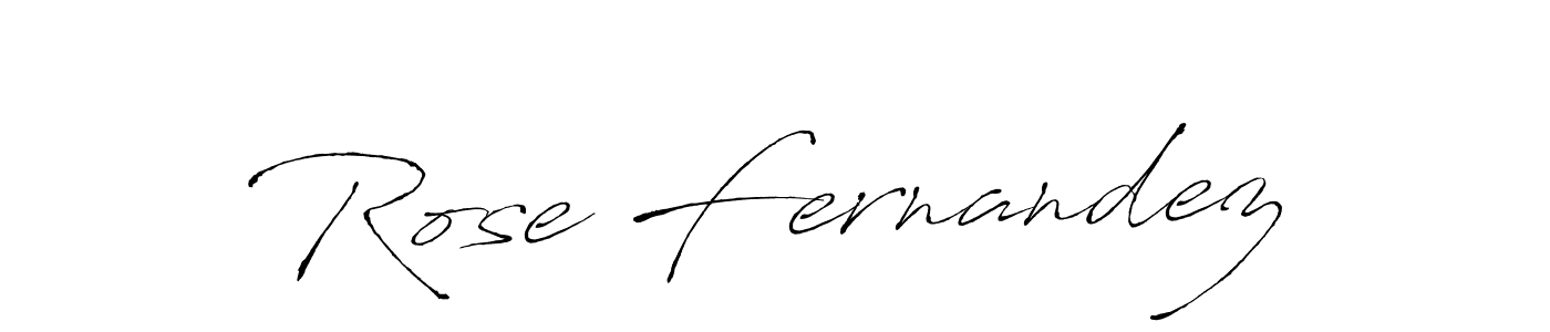 You should practise on your own different ways (Antro_Vectra) to write your name (Rose Fernandez) in signature. don't let someone else do it for you. Rose Fernandez signature style 6 images and pictures png