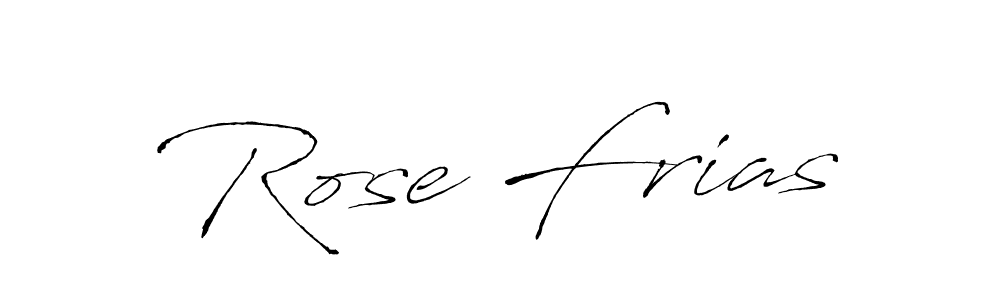 You should practise on your own different ways (Antro_Vectra) to write your name (Rose Frias) in signature. don't let someone else do it for you. Rose Frias signature style 6 images and pictures png