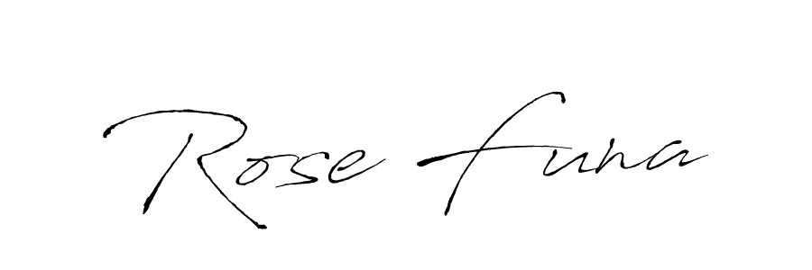 Create a beautiful signature design for name Rose Funa. With this signature (Antro_Vectra) fonts, you can make a handwritten signature for free. Rose Funa signature style 6 images and pictures png