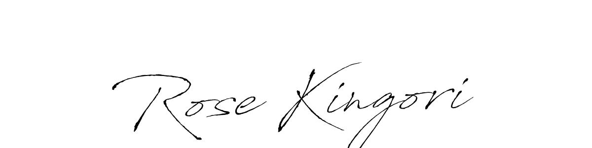 Use a signature maker to create a handwritten signature online. With this signature software, you can design (Antro_Vectra) your own signature for name Rose Kingori. Rose Kingori signature style 6 images and pictures png