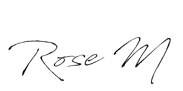 Make a short Rose M signature style. Manage your documents anywhere anytime using Antro_Vectra. Create and add eSignatures, submit forms, share and send files easily. Rose M signature style 6 images and pictures png