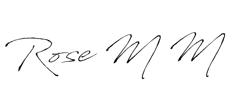 Make a beautiful signature design for name Rose M M. Use this online signature maker to create a handwritten signature for free. Rose M M signature style 6 images and pictures png