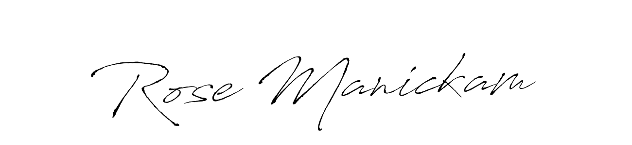 if you are searching for the best signature style for your name Rose Manickam. so please give up your signature search. here we have designed multiple signature styles  using Antro_Vectra. Rose Manickam signature style 6 images and pictures png