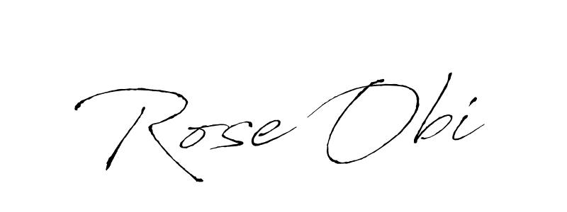 Also we have Rose Obi name is the best signature style. Create professional handwritten signature collection using Antro_Vectra autograph style. Rose Obi signature style 6 images and pictures png