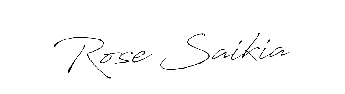Also we have Rose Saikia name is the best signature style. Create professional handwritten signature collection using Antro_Vectra autograph style. Rose Saikia signature style 6 images and pictures png