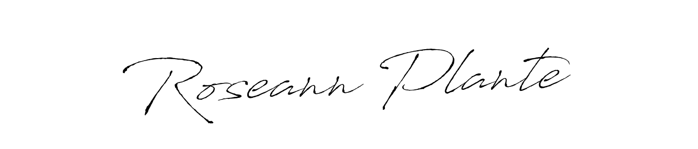 Design your own signature with our free online signature maker. With this signature software, you can create a handwritten (Antro_Vectra) signature for name Roseann Plante. Roseann Plante signature style 6 images and pictures png