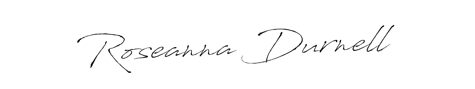 Create a beautiful signature design for name Roseanna Durnell. With this signature (Antro_Vectra) fonts, you can make a handwritten signature for free. Roseanna Durnell signature style 6 images and pictures png