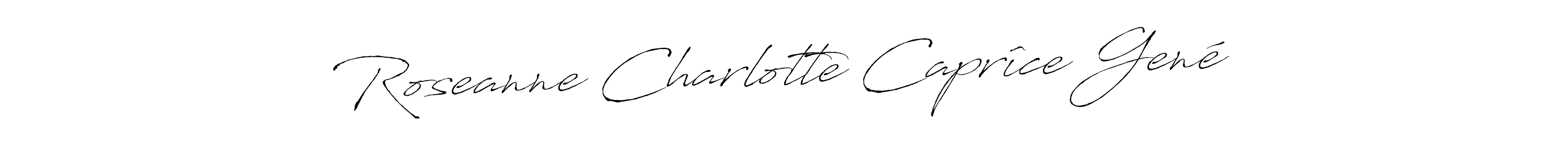 Best and Professional Signature Style for Roseanne Charlotte Caprîce Gené. Antro_Vectra Best Signature Style Collection. Roseanne Charlotte Caprîce Gené signature style 6 images and pictures png