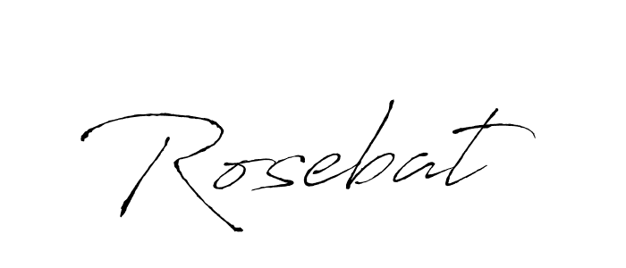 Also You can easily find your signature by using the search form. We will create Rosebat name handwritten signature images for you free of cost using Antro_Vectra sign style. Rosebat signature style 6 images and pictures png